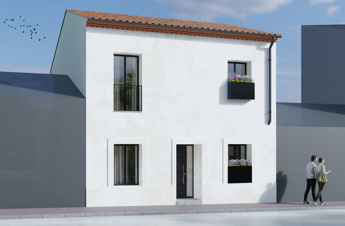VIVIENDA CASA DISEÑO MODERNA LA VERA CACERES 60 NUBA